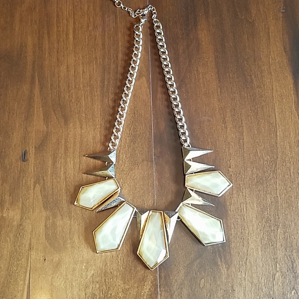Brand New Gold and Nectar/ Peach necklace